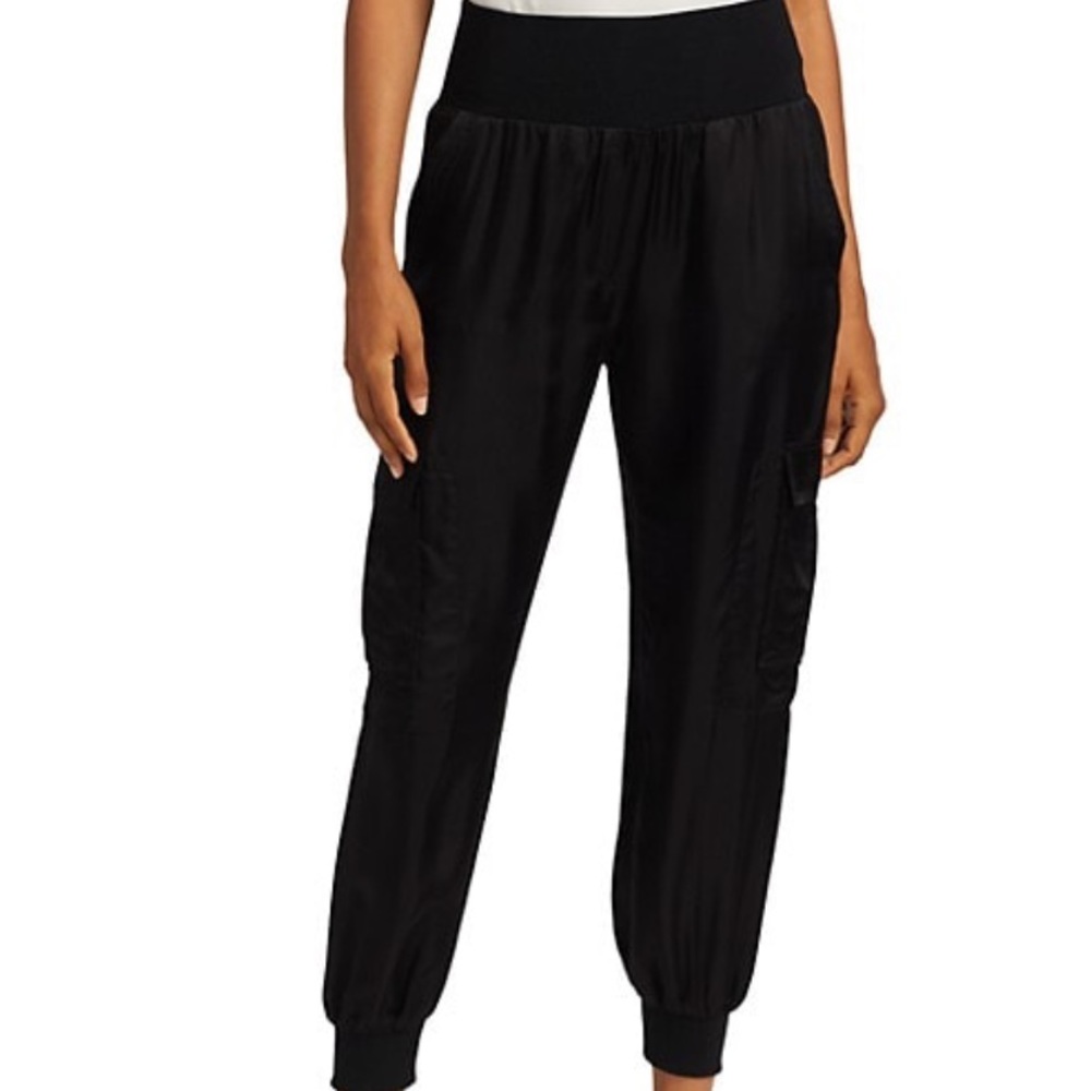 Black Cinq a Sept cargo joggers